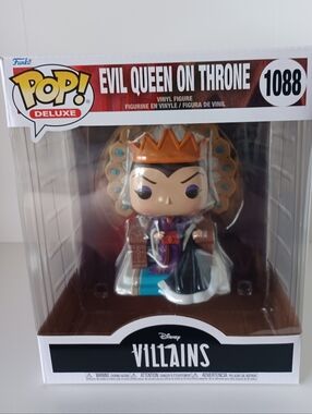 Disney Villains Evil Queen On Throne 1088 Snow White Vinyl Deluxe Funko Pop